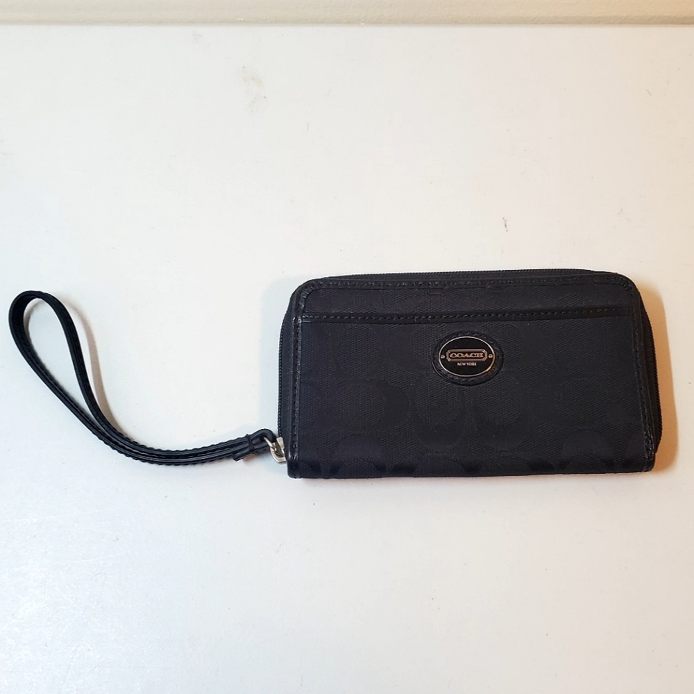 Coach Signature Wristlet
